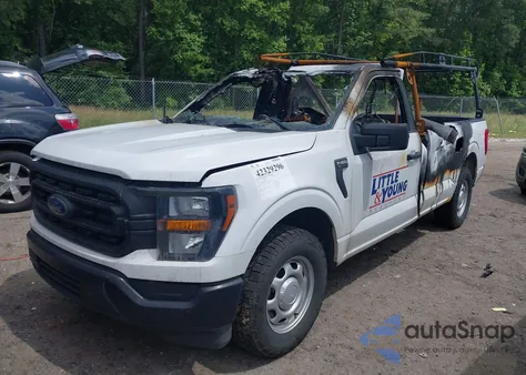 2023 Ford F-150 Xl из США, поврежденный, VIN 1FTMF1CB5PKE02713